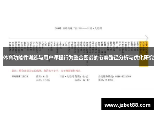 体育功能性训练与用户课程行为整合图谱的节奏路径分析与优化研究
